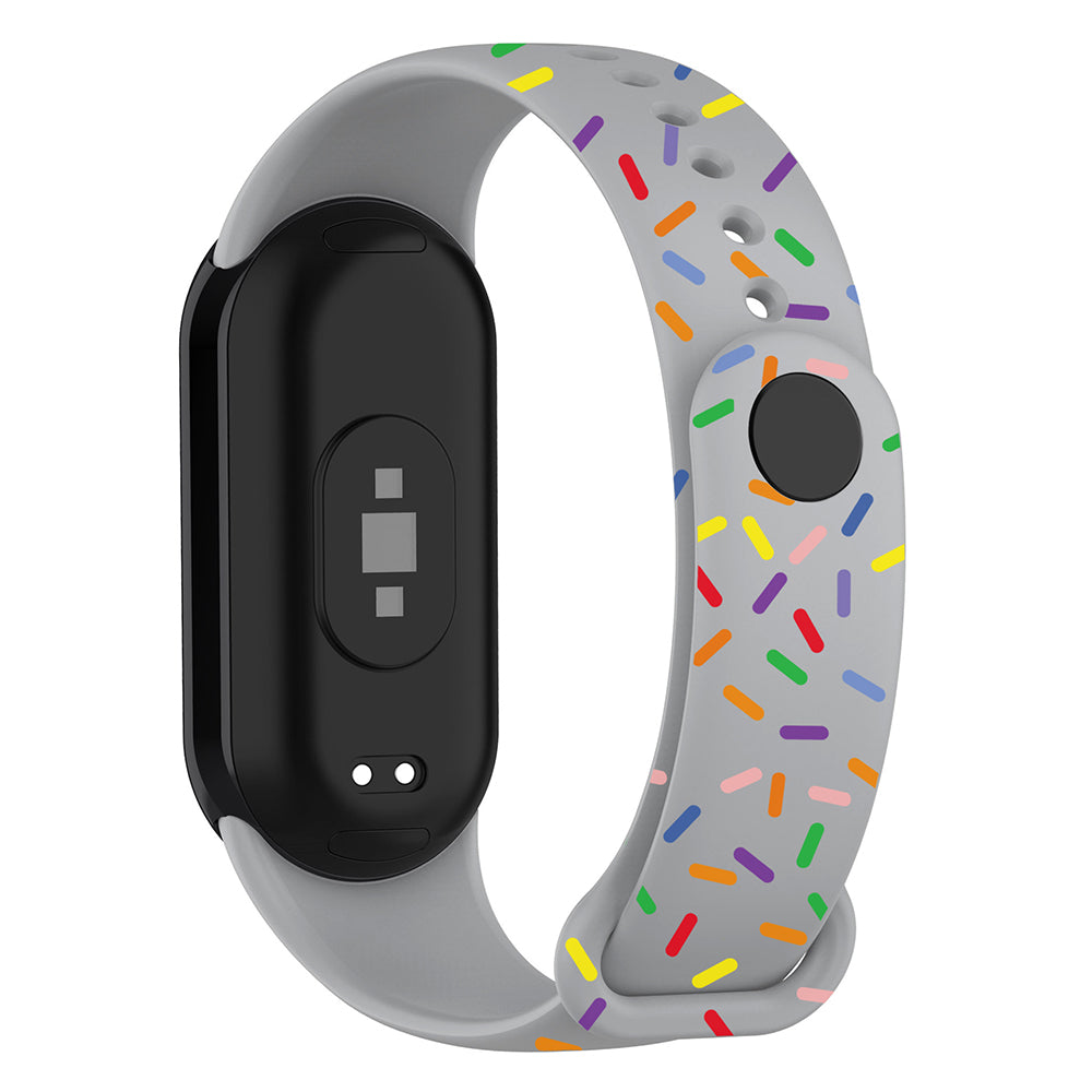 For Xiaomi Smart Band 8 Silicone Watch Strap Colorful Dot Replacement Wrist Band For Xiaomi Smart Band 8 Silicone Watch Strap Colorful Dot Replacement Wrist Band